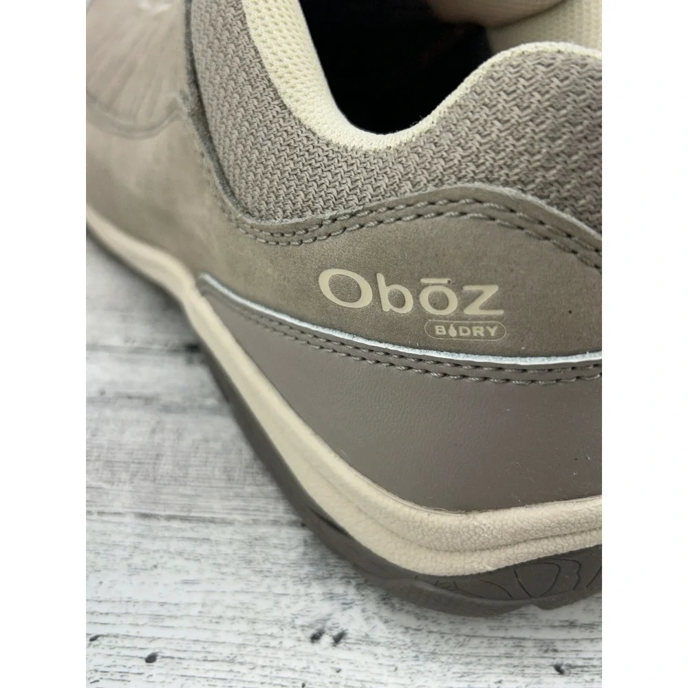 Oboz Waterproof Low Hiking‎ Shoes Womens US 9 Taupe Trail Walking Sneakers